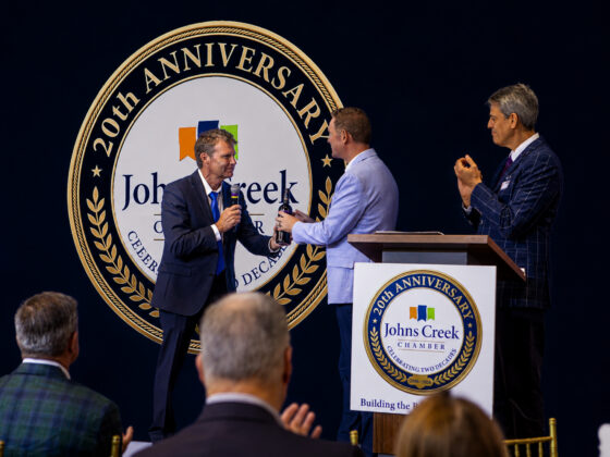 State of the Chamber and Confluence Awards in Johns Creek, Georgia.