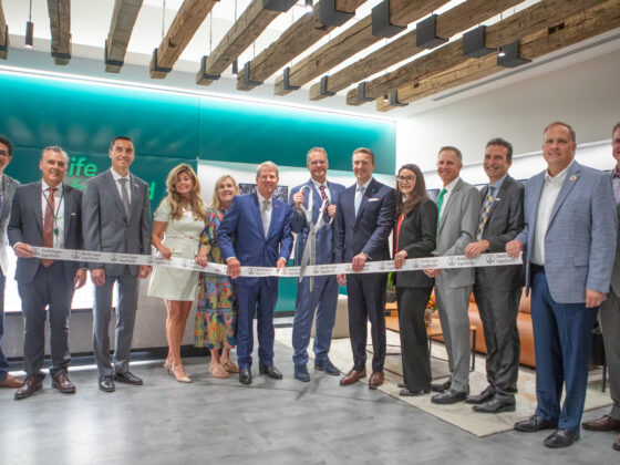 Ribbon cutting at the Boehringer Ingelheim opening in Johns Creek.